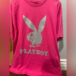 Playboy bunny pink shirt